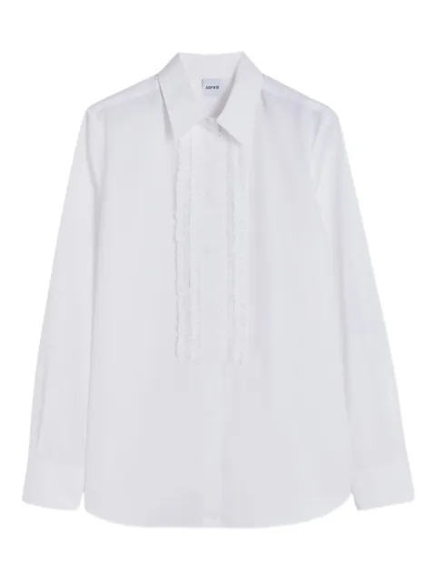 ASPESI ruffled cotton shirt