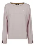 K-Way Juliet sleeve-slit long-sleeve T-shirt - Pink