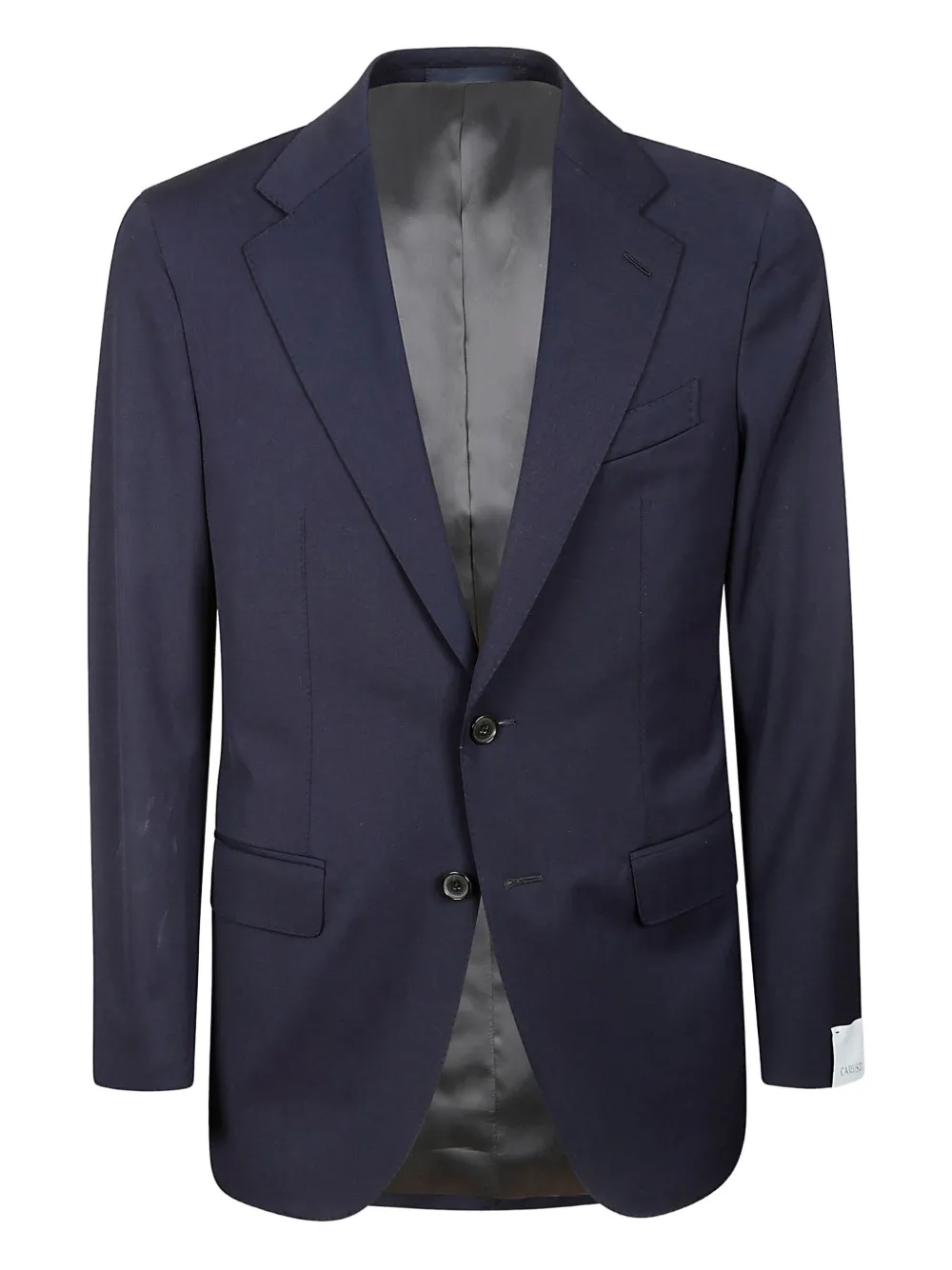 Caruso buttoned wool-blend suit | Blue | Image 1