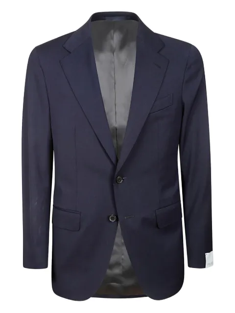 Caruso buttoned wool-blend suit
