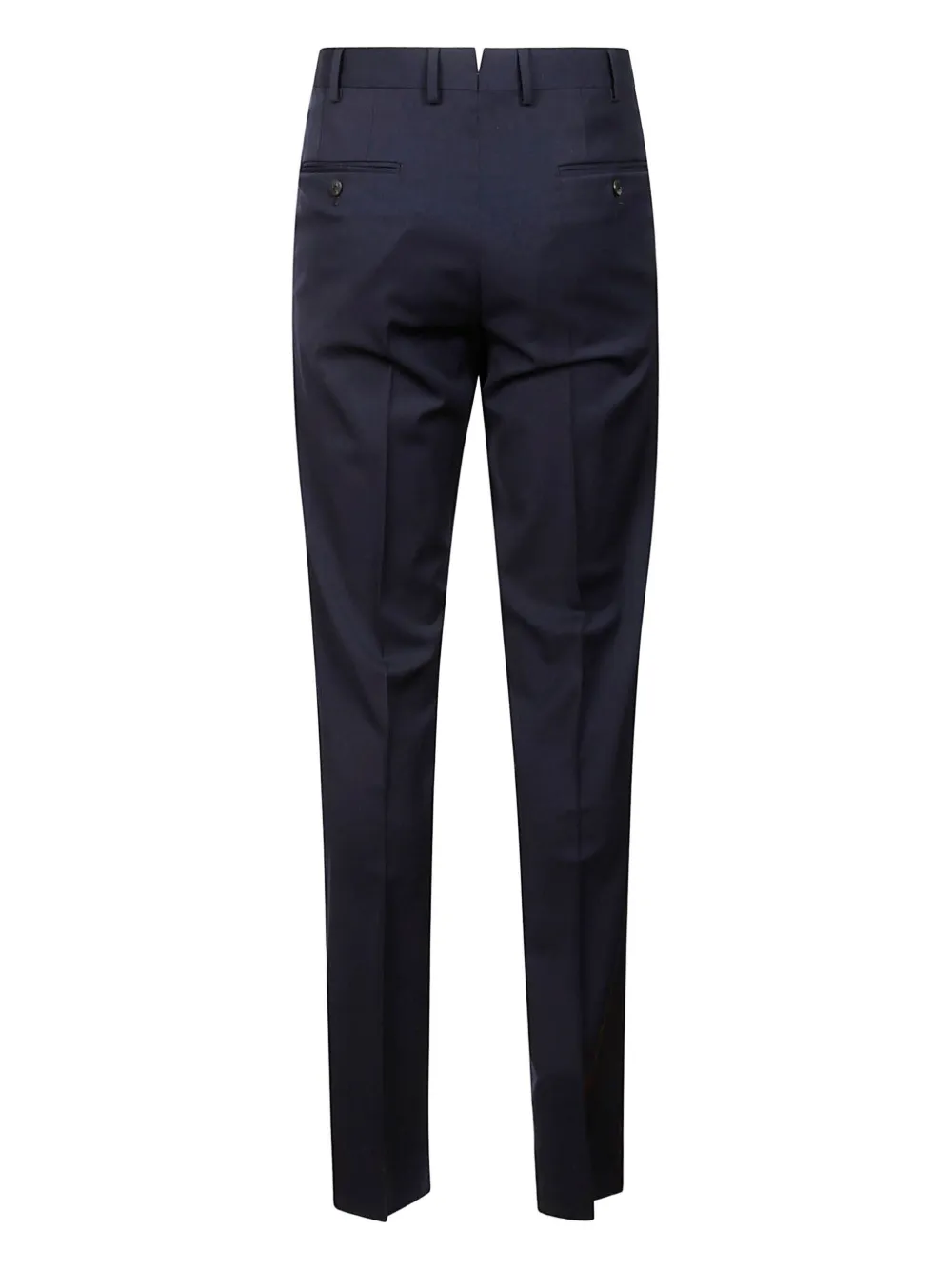 Caruso Buttoned Wool-blend Suit In Blue