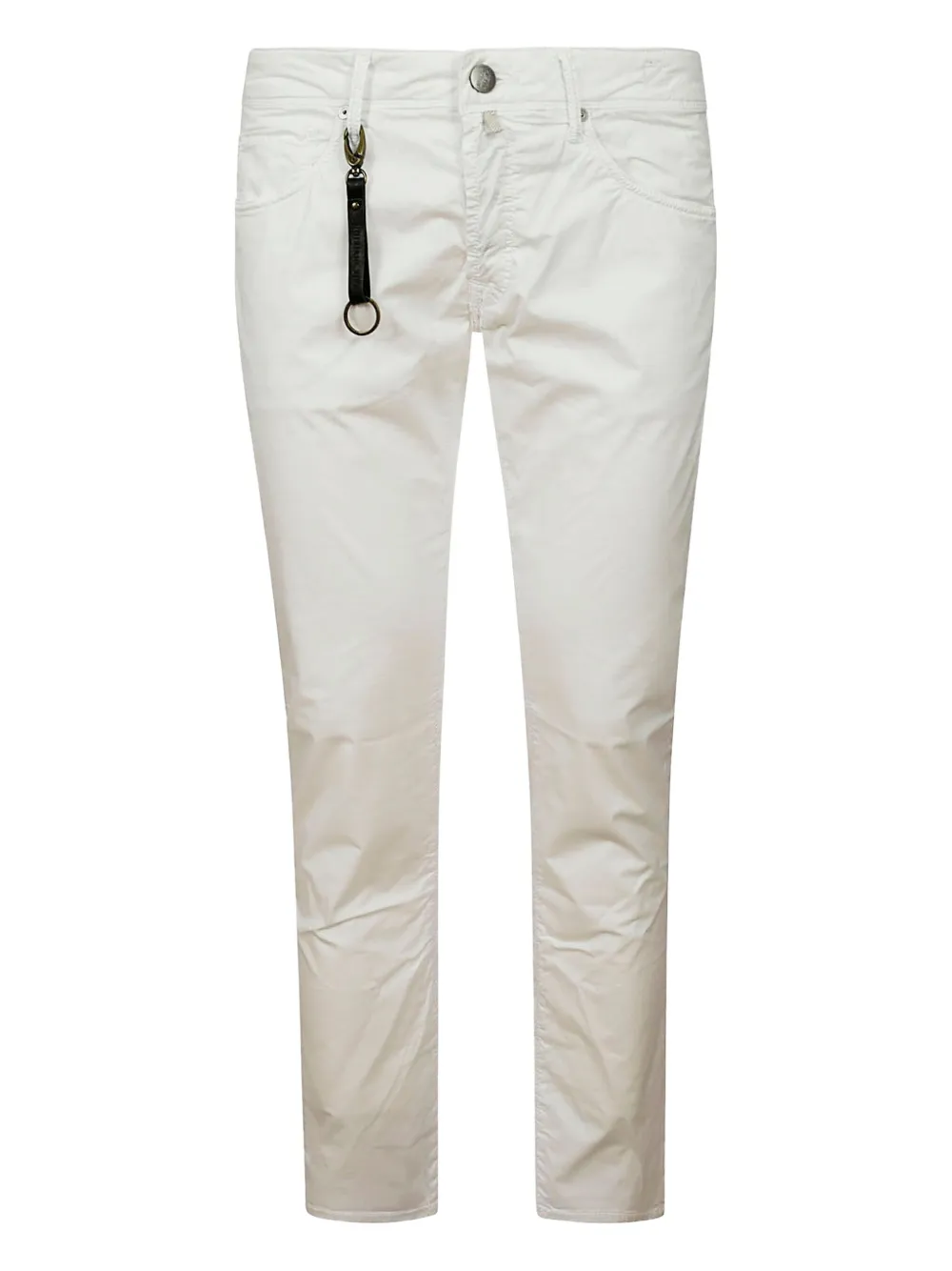 Incotex button-closure five-pocket jeans | White | Image 1