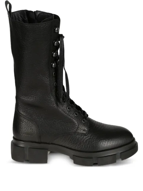 Copenhagen leather combat boots