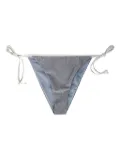 MC2 Saint Barth lurex bikini briefs - Silver