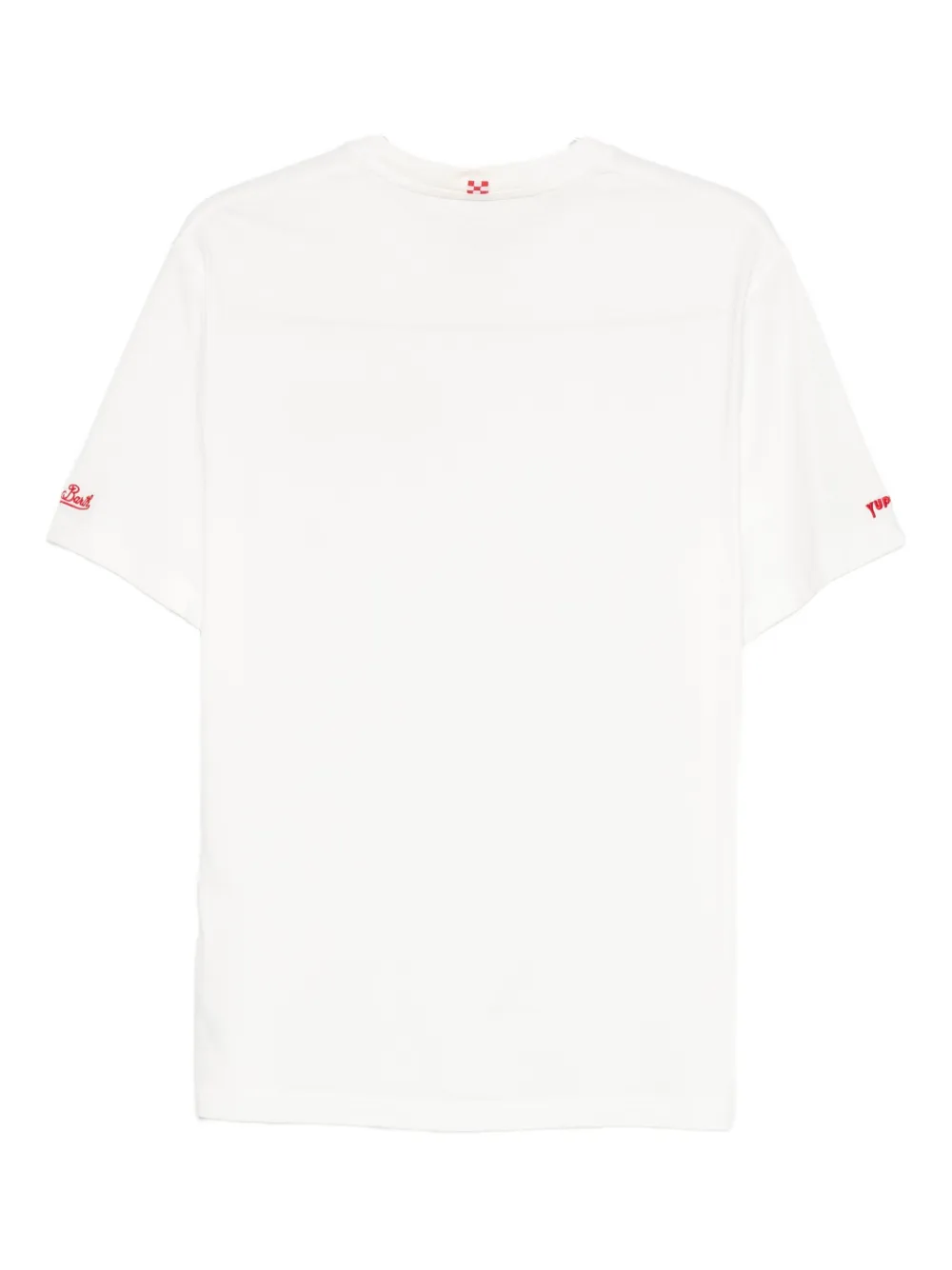 MC2 Saint Barth x Yuppies embroidered-detail T-Shirt - Wit