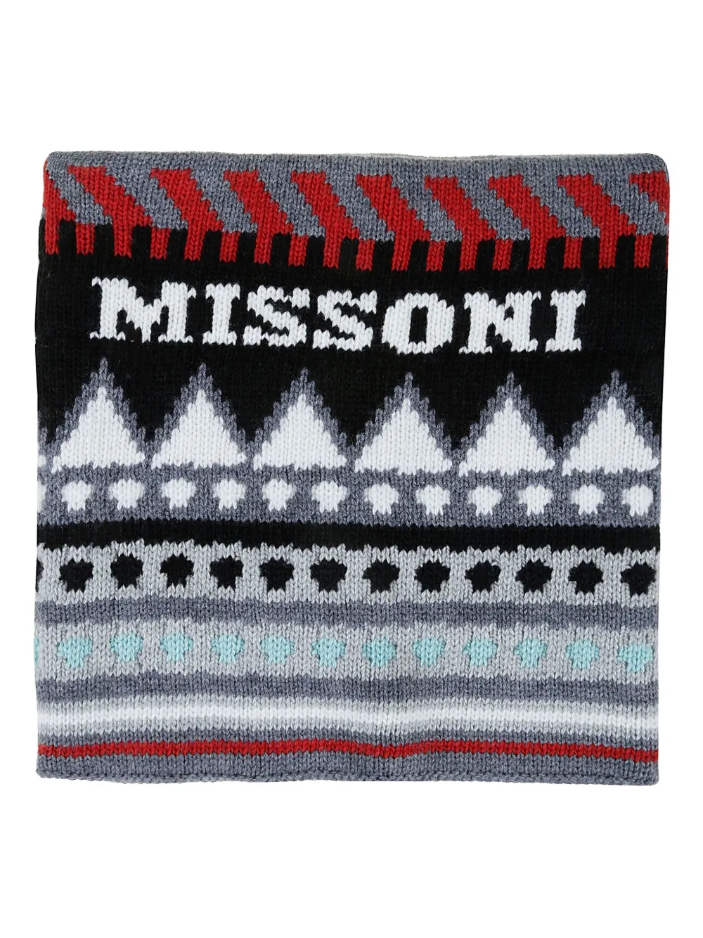 Missoni Patterned Neck Scarf In Multi