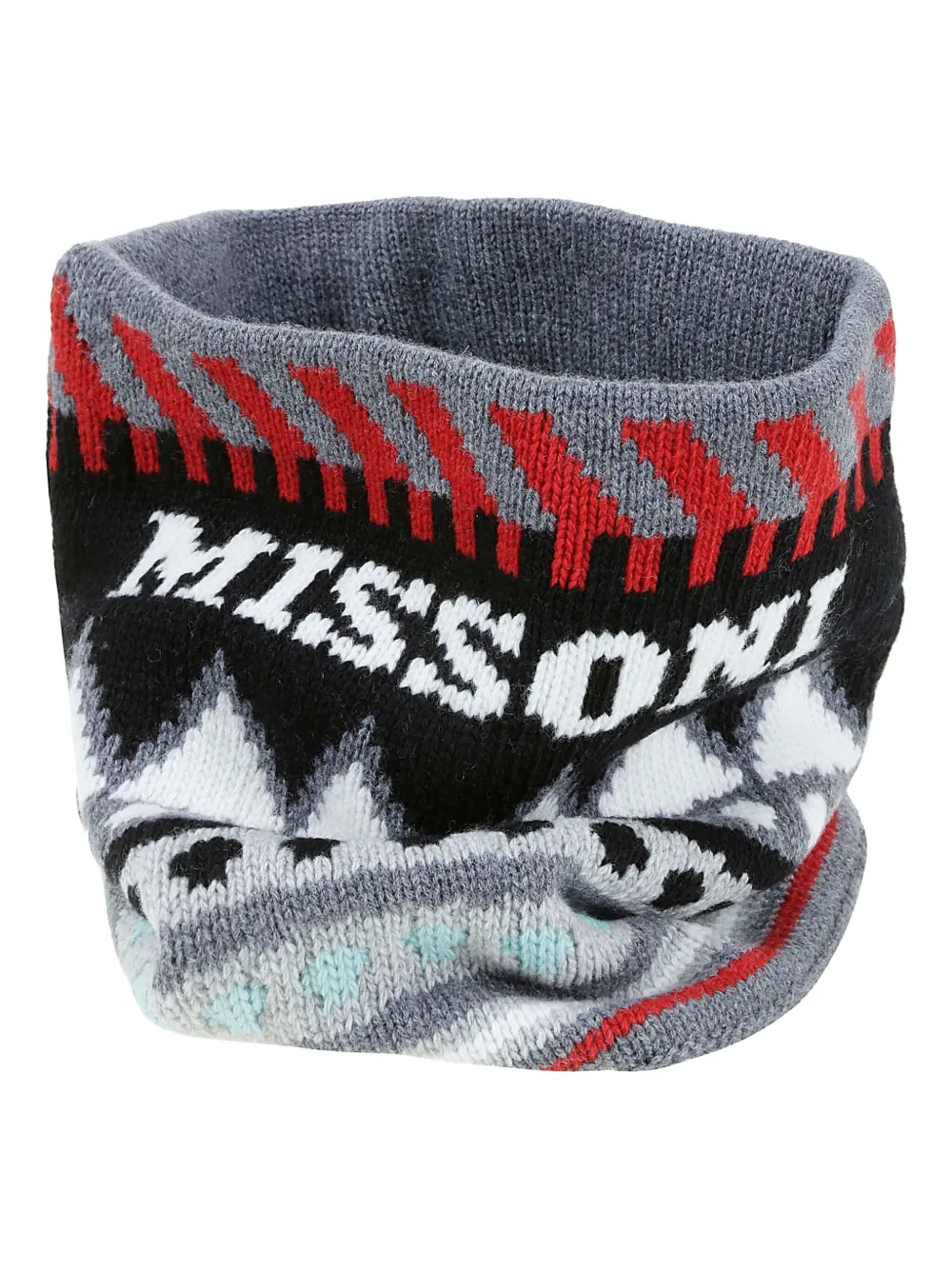 Missoni Patterned Neck Scarf In Multi