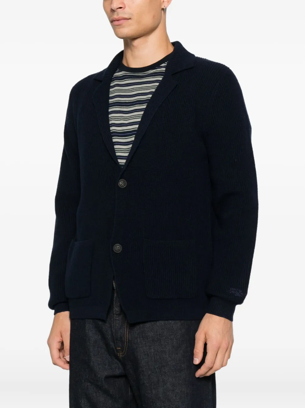 MC2 Saint Barth Eaton blazer met zak Blauw