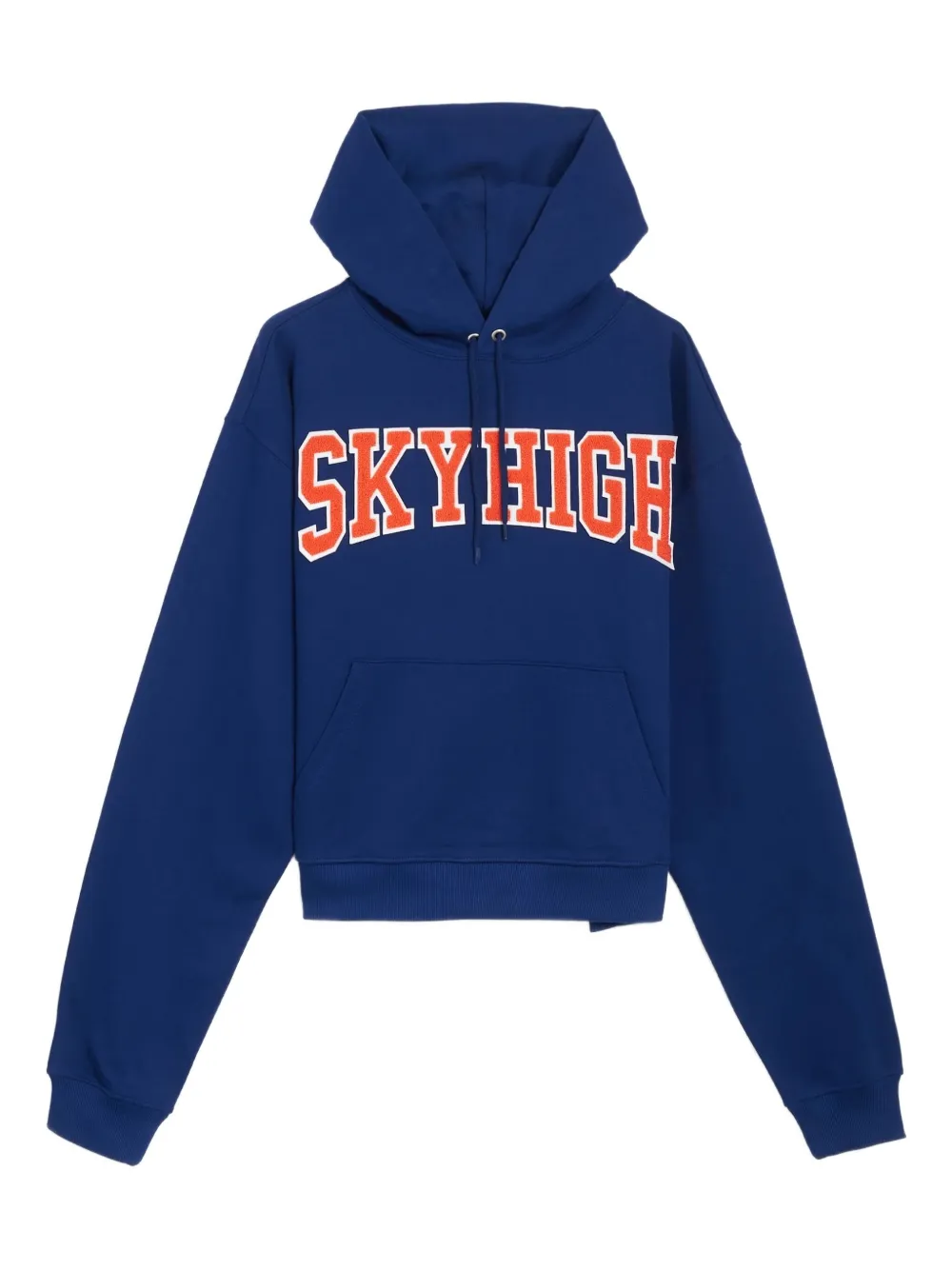 Sky High Farm logo-print hoodie | Blue | Image 1