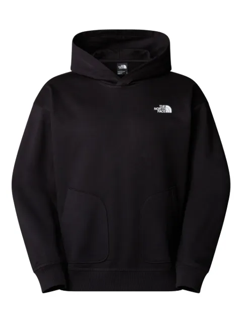 The North Face carabiner-print hoodie