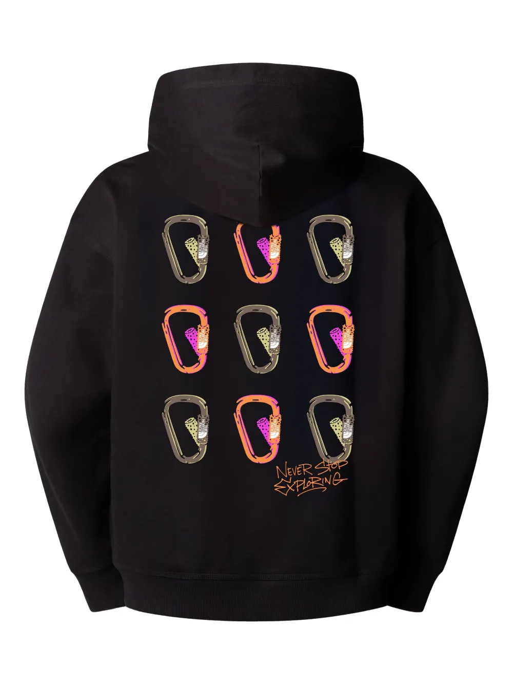 The North Face carabiner-print hoodie | Hoodies | Image 2