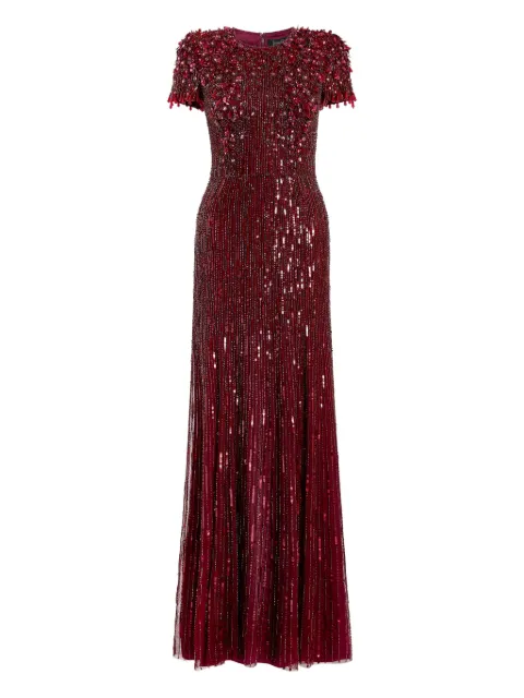 Jenny Packham Eliza beaded maxi dress