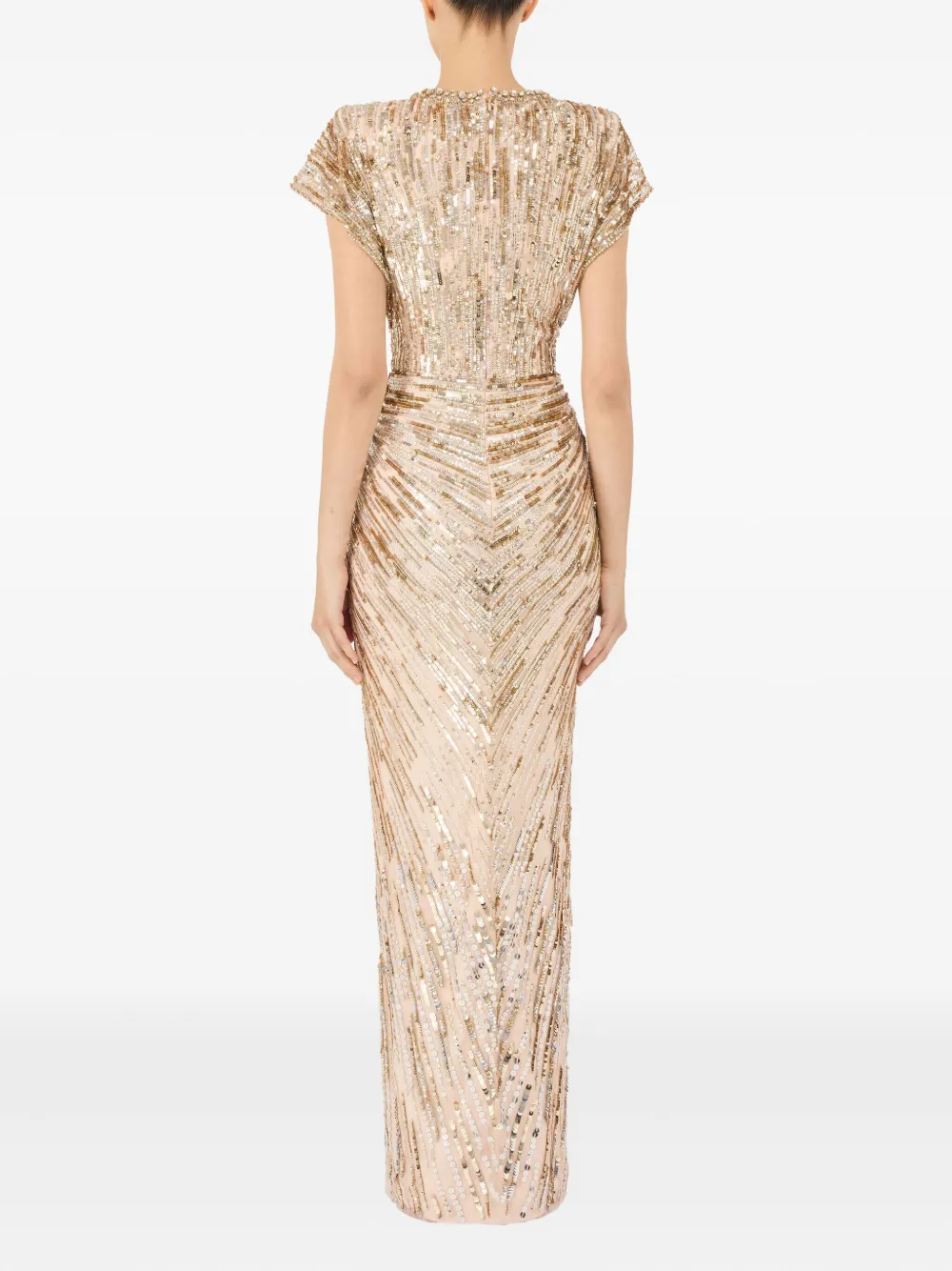 Jenny Packham Lacie maxi-jurk Beige