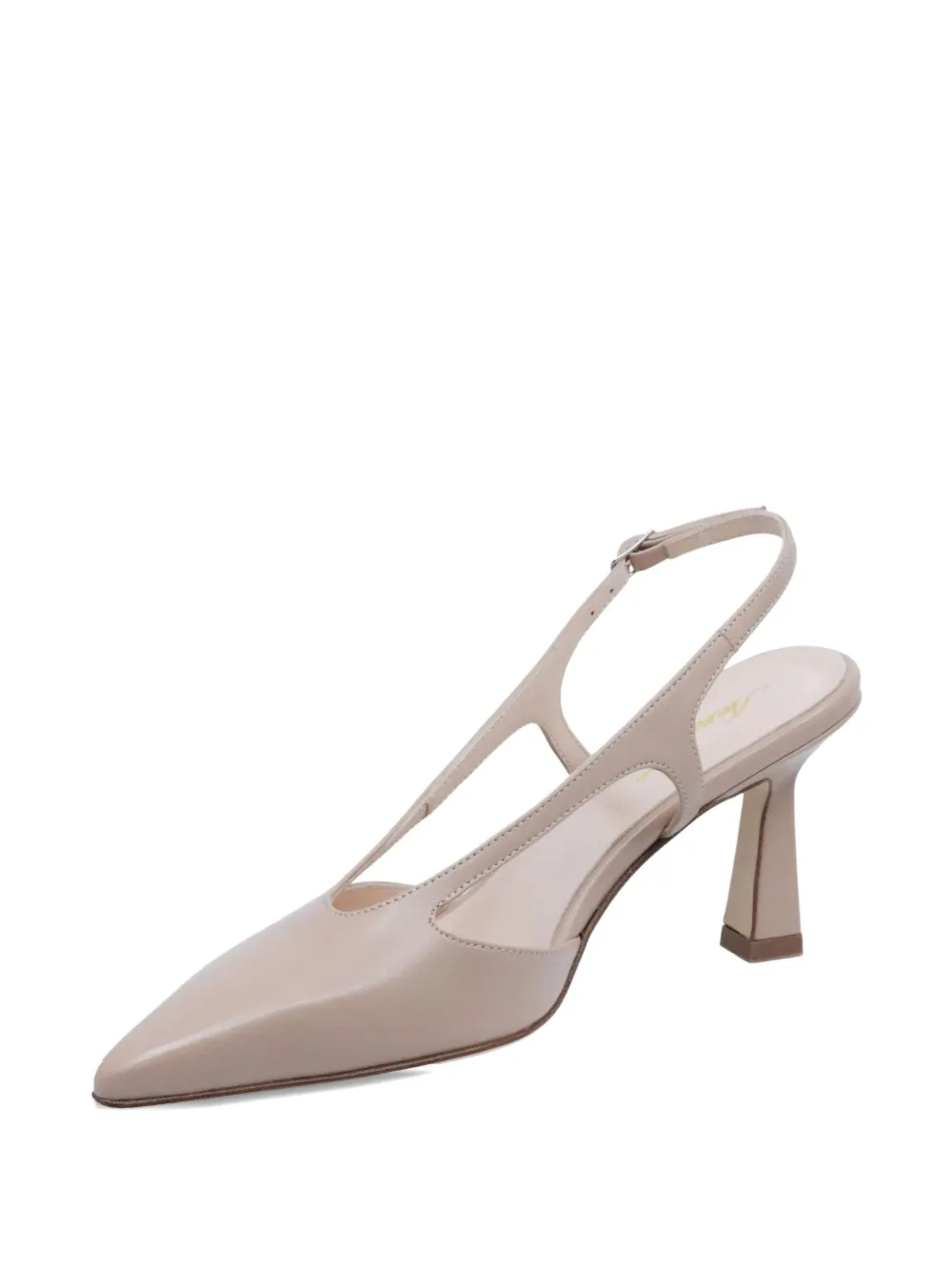 Anna F Slingback Pointed-toe Pumps In Neutral