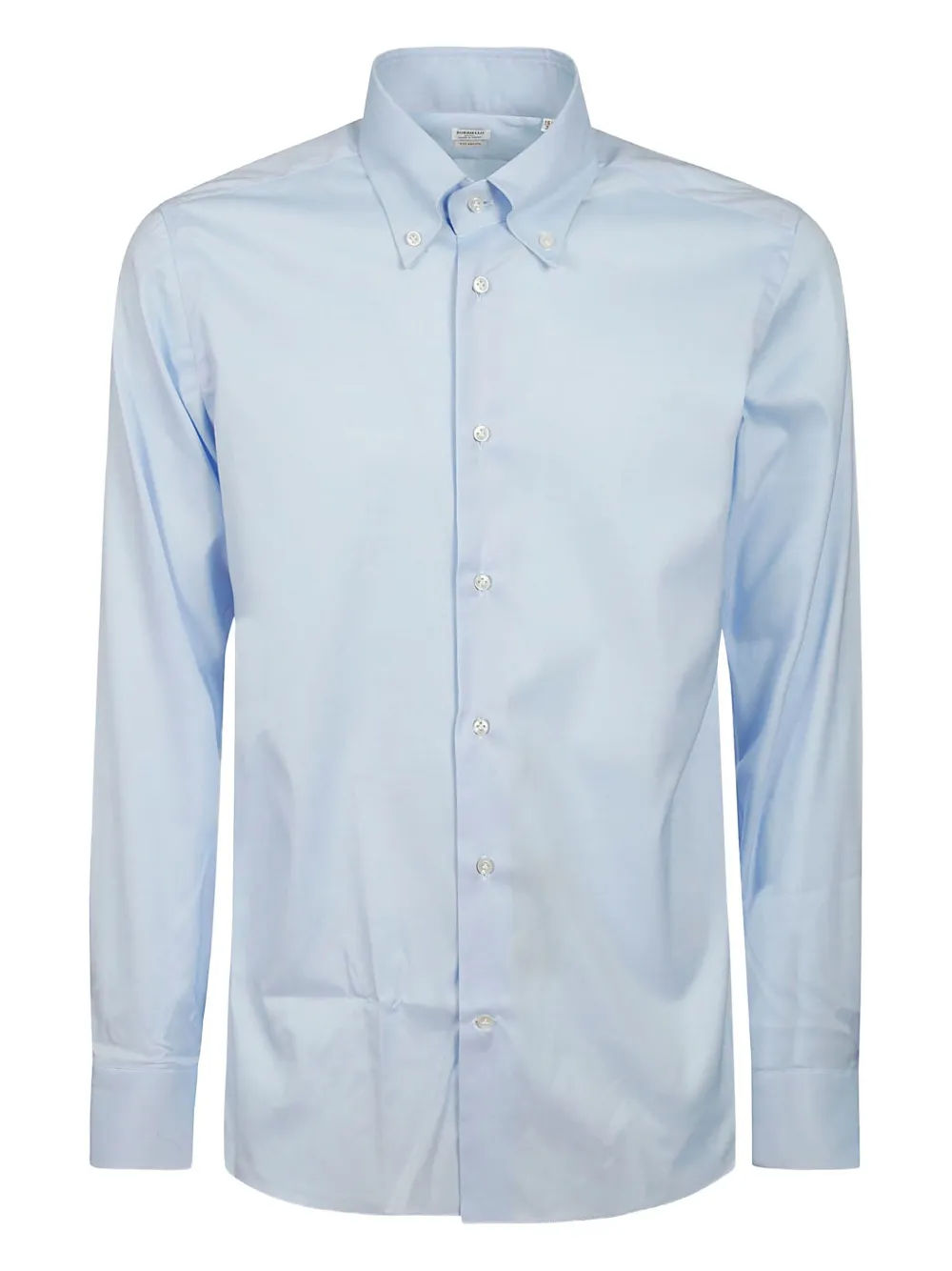 BORRIELLO NAPOLI button-down cotton shirt | Blue | Image 1