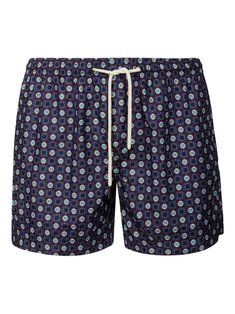 PENINSULA SWIMWEAR geometric-pattern swim shorts