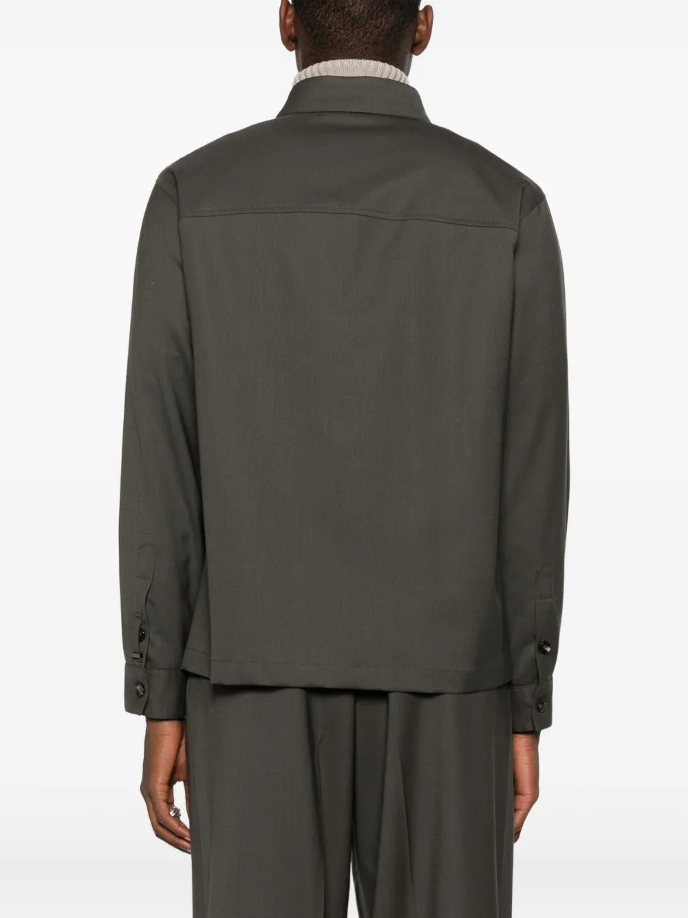 Be Able Long Sleeve Shirt Jacket In Gray