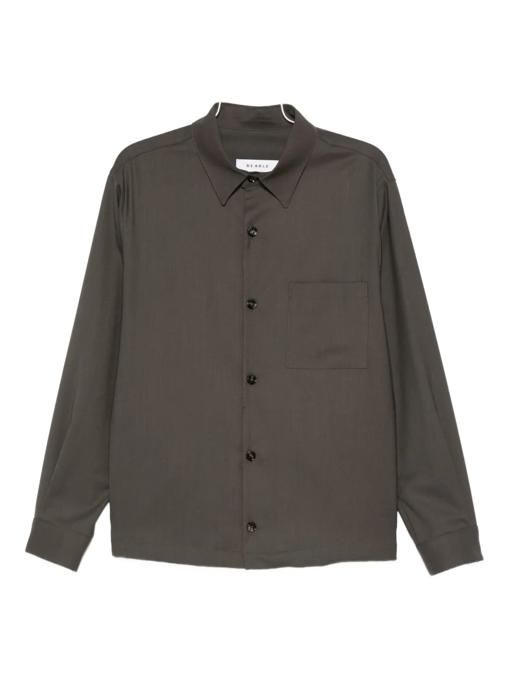 Be Able Long Sleeve Shirt Jacket In Gray