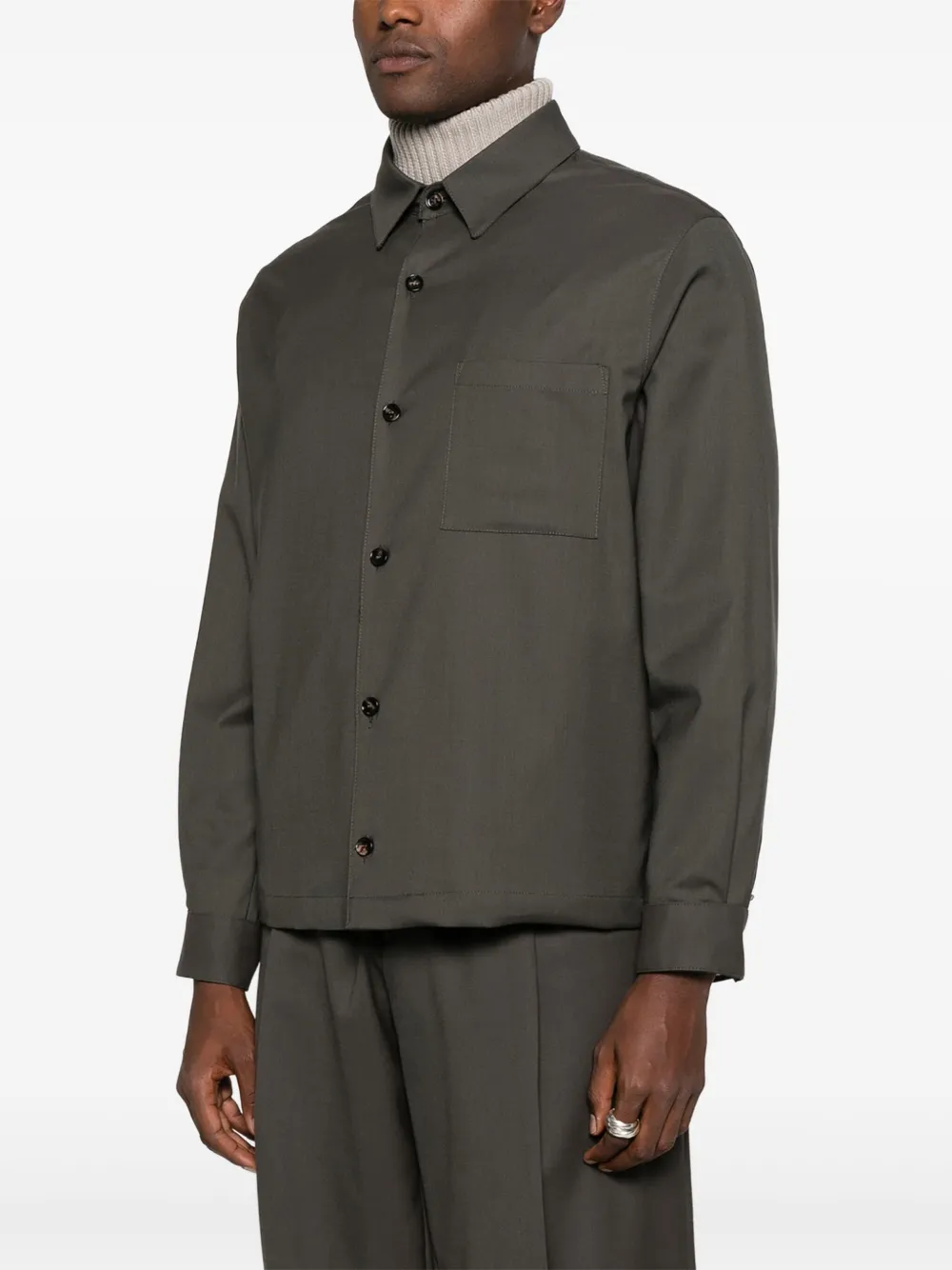 BE ABLE Shirtjack met lange mouwen Groen