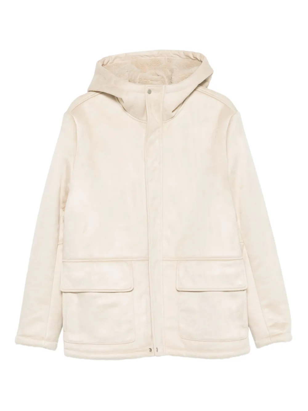 Daniele Alessandrini long-sleeved hooded jacket | Neutrals | Image 1