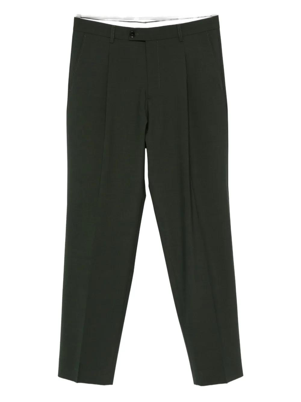 Be Able Pleated Tailored Trousers In Green