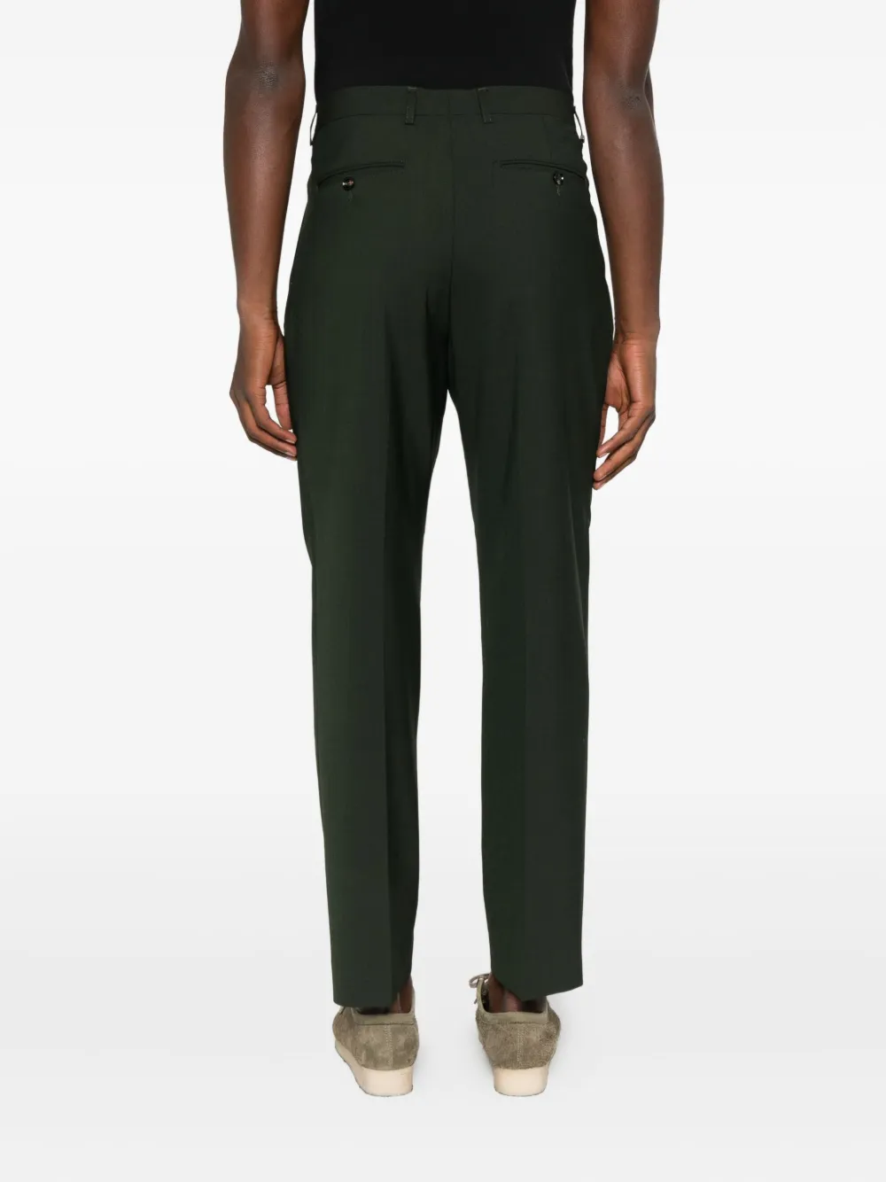 Be Able Pleated Tailored Trousers In Green
