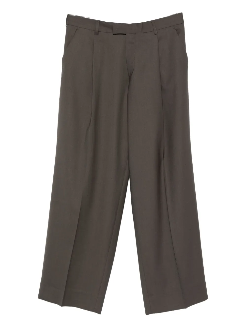 BE ABLE pleated straight-leg trousers | Brown | Image 1