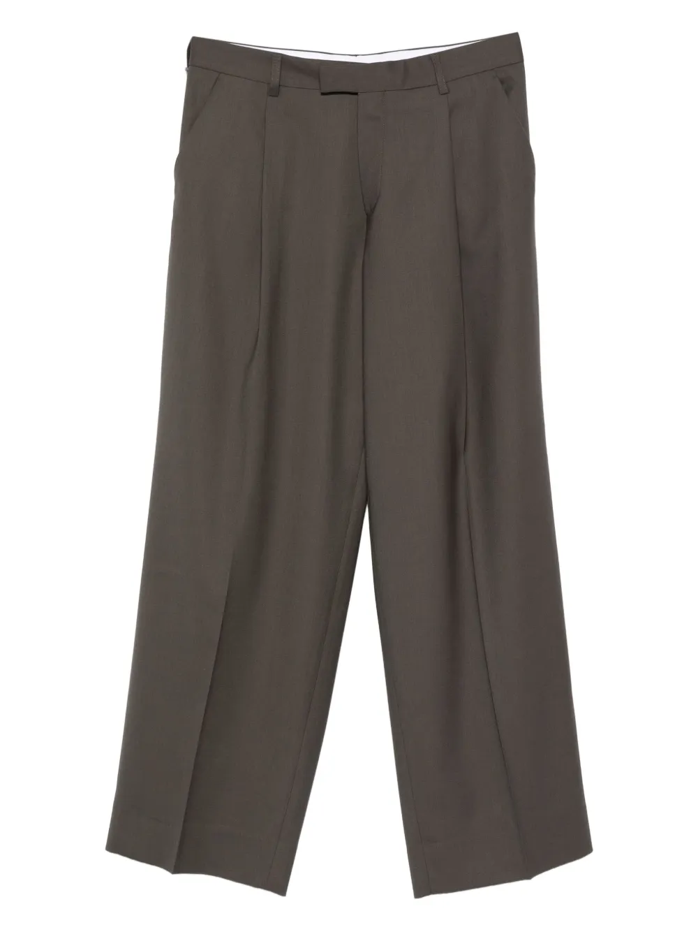 BE ABLE pleated straight-leg trousers | Brown | Image 1