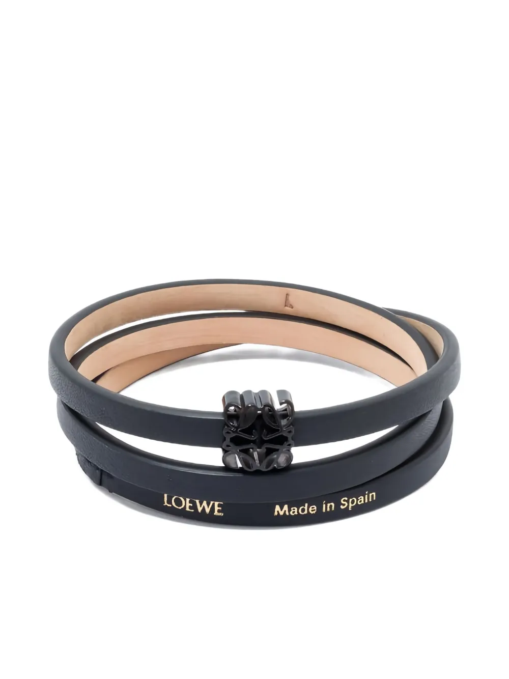 LOEWE Bracciale a triplo giro - Nero