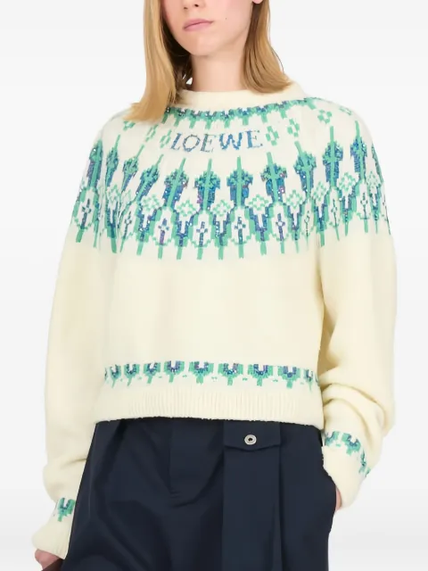 LOEWE — sequin-embellished sweater