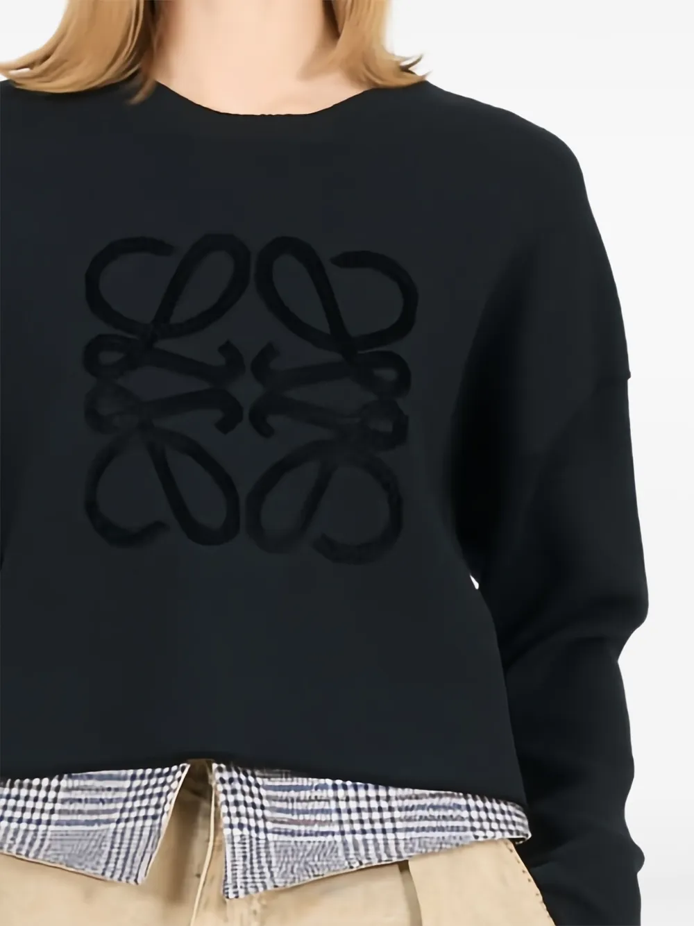  Loewe Anagram-logo Sweater - Black 