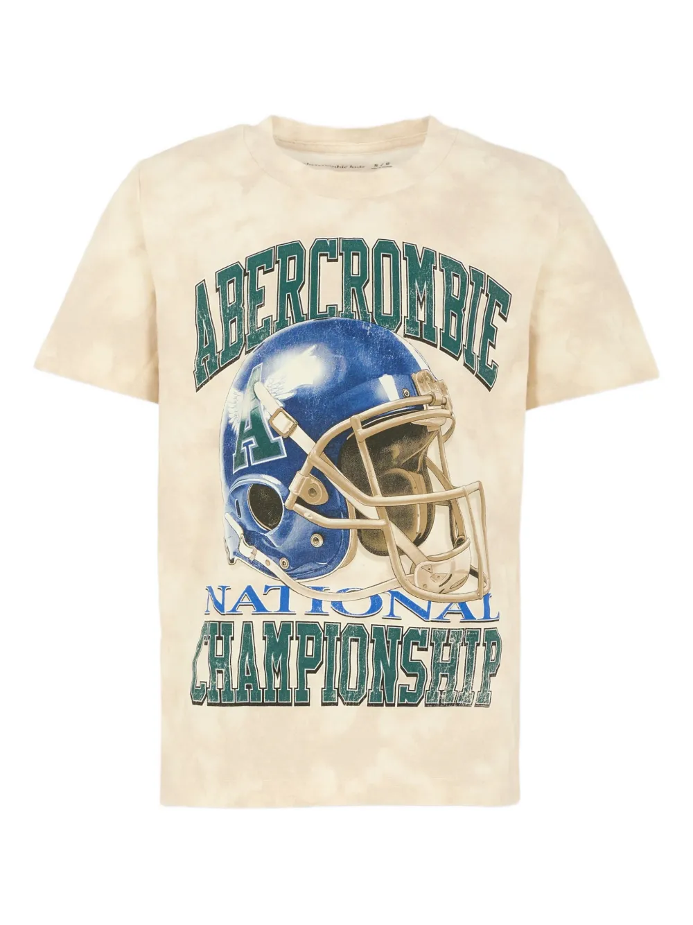 Abercrombie Fitch Kids' Tie-dye Crew-neck T-shirt In Neutral