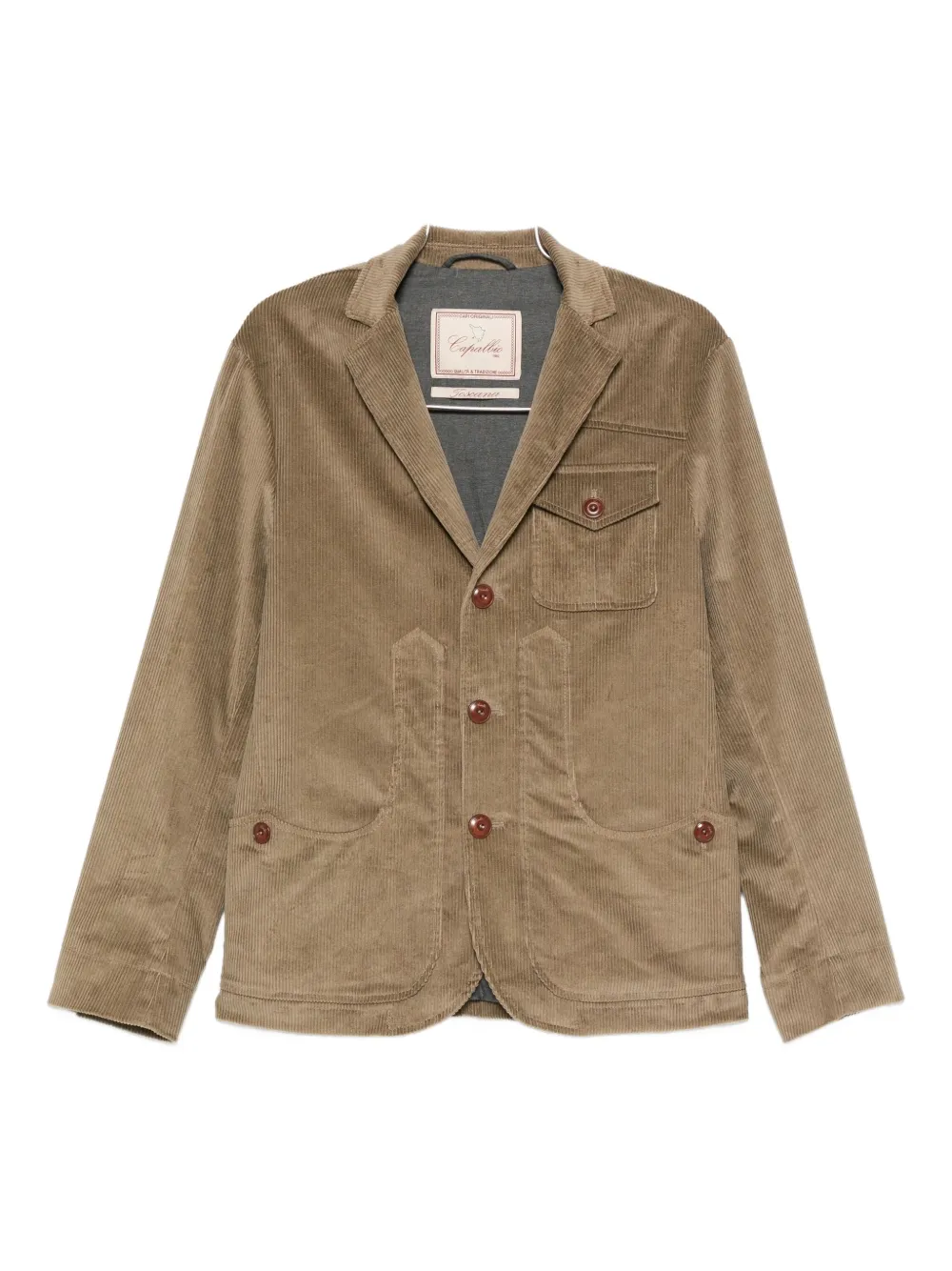 CAPALBIO corduroy shirt jacket | Neutrals | Image 1