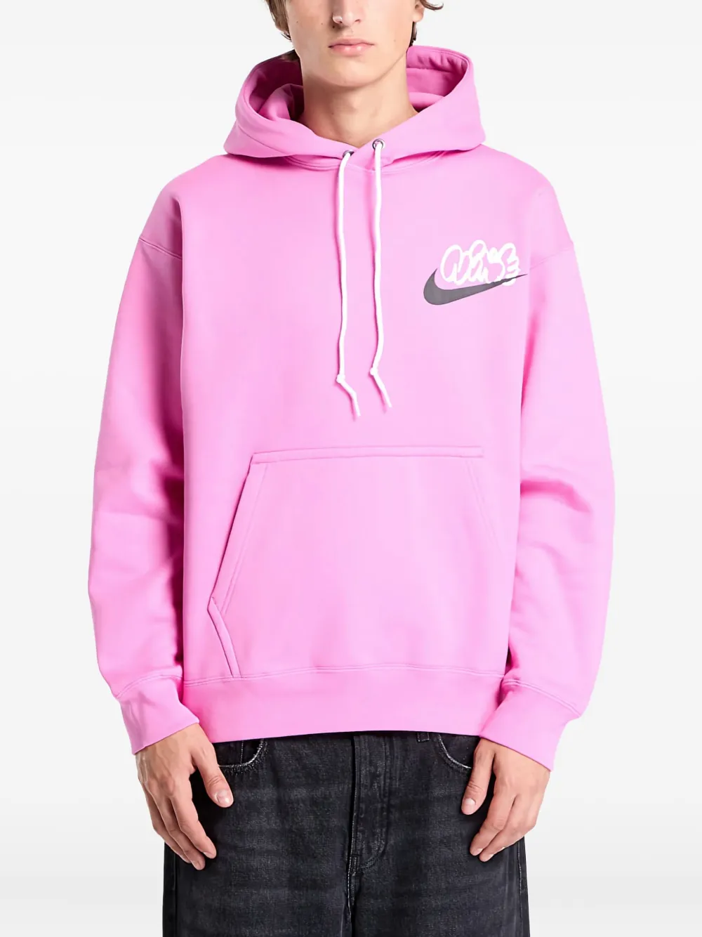 Nike Fleece Hoodie In Pink