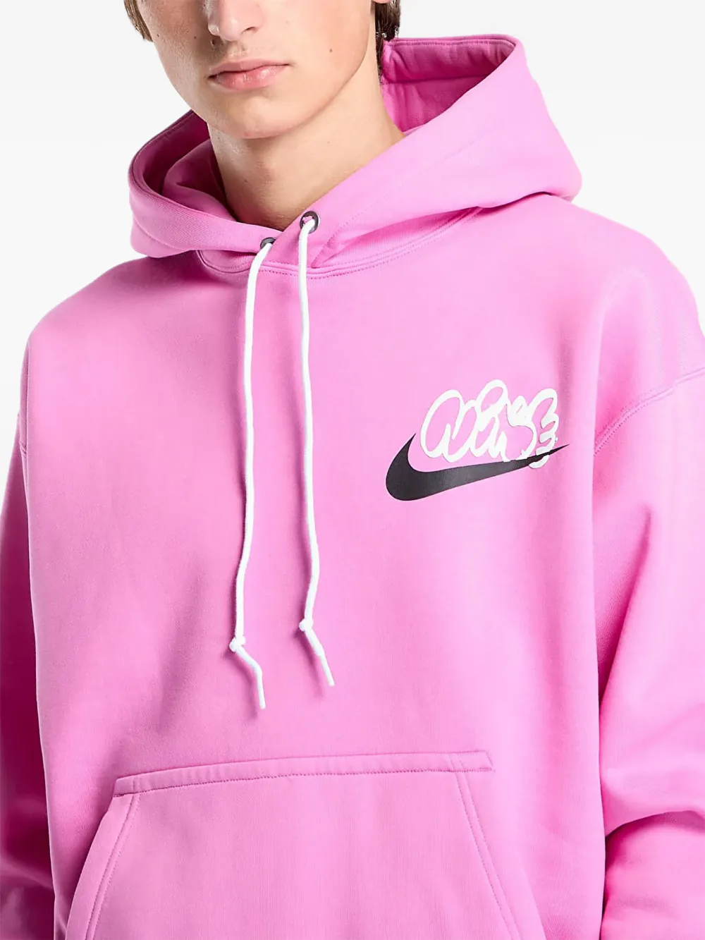 Nike Fleece Hoodie In Pink