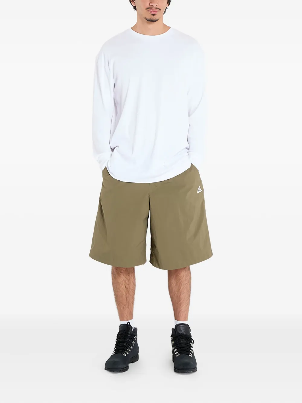 Nike Orb Weaver shorts met gesp - Groen