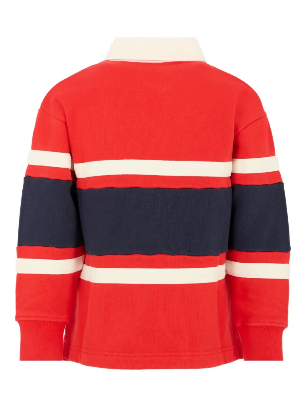 Palm Angels Kids stripe-print long-sleeve polo shirt | Boys Polo Shirts | Image 2