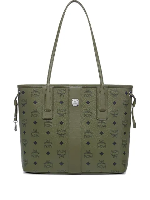 MCM small Liz logo-print tote bag