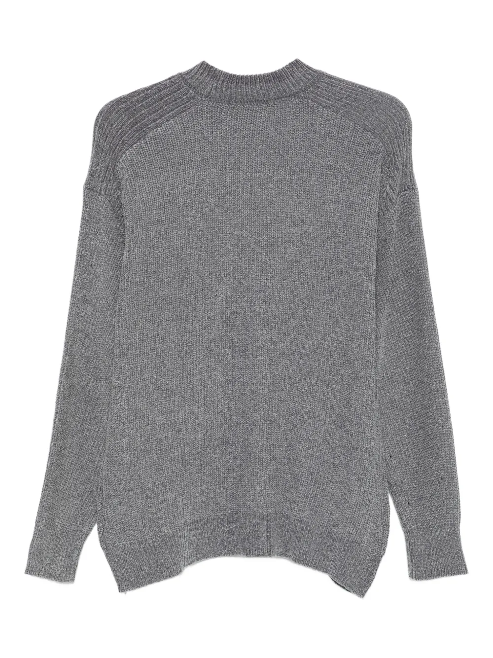 Daniele Alessandrini ribbed crew-neck sweater | Grey | Image 1
