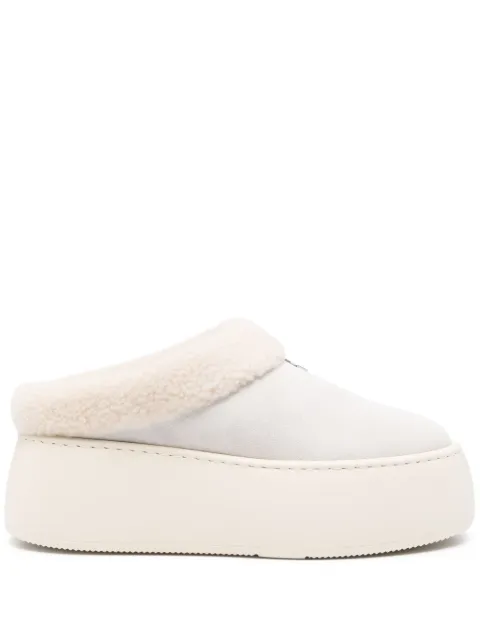 Giuseppe Zanotti platform shearling mules