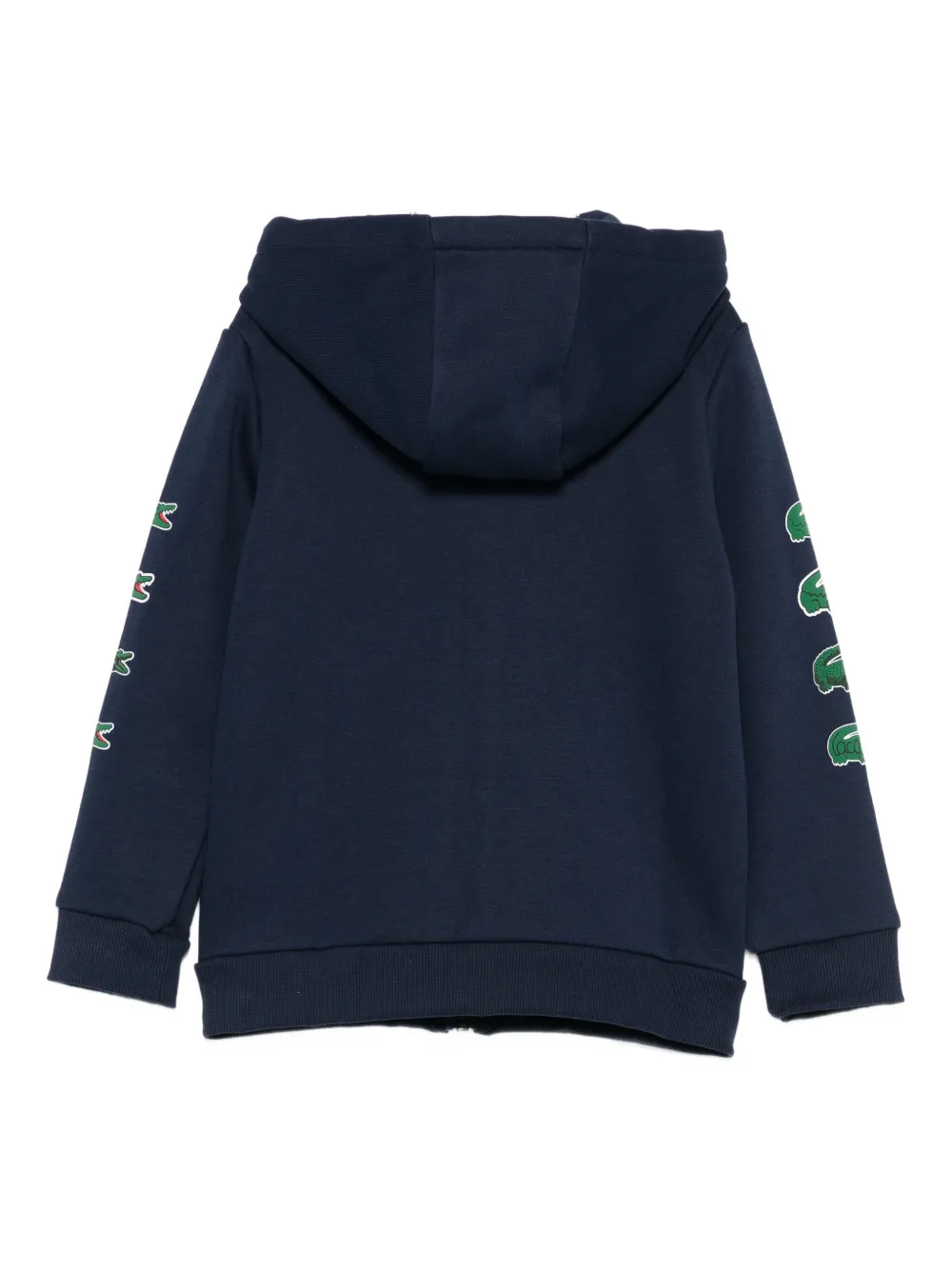 Lacoste Kids Hoodie met rits Blauw