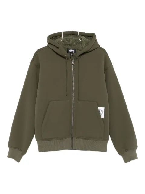 Stüssy zip-up hooded jacket