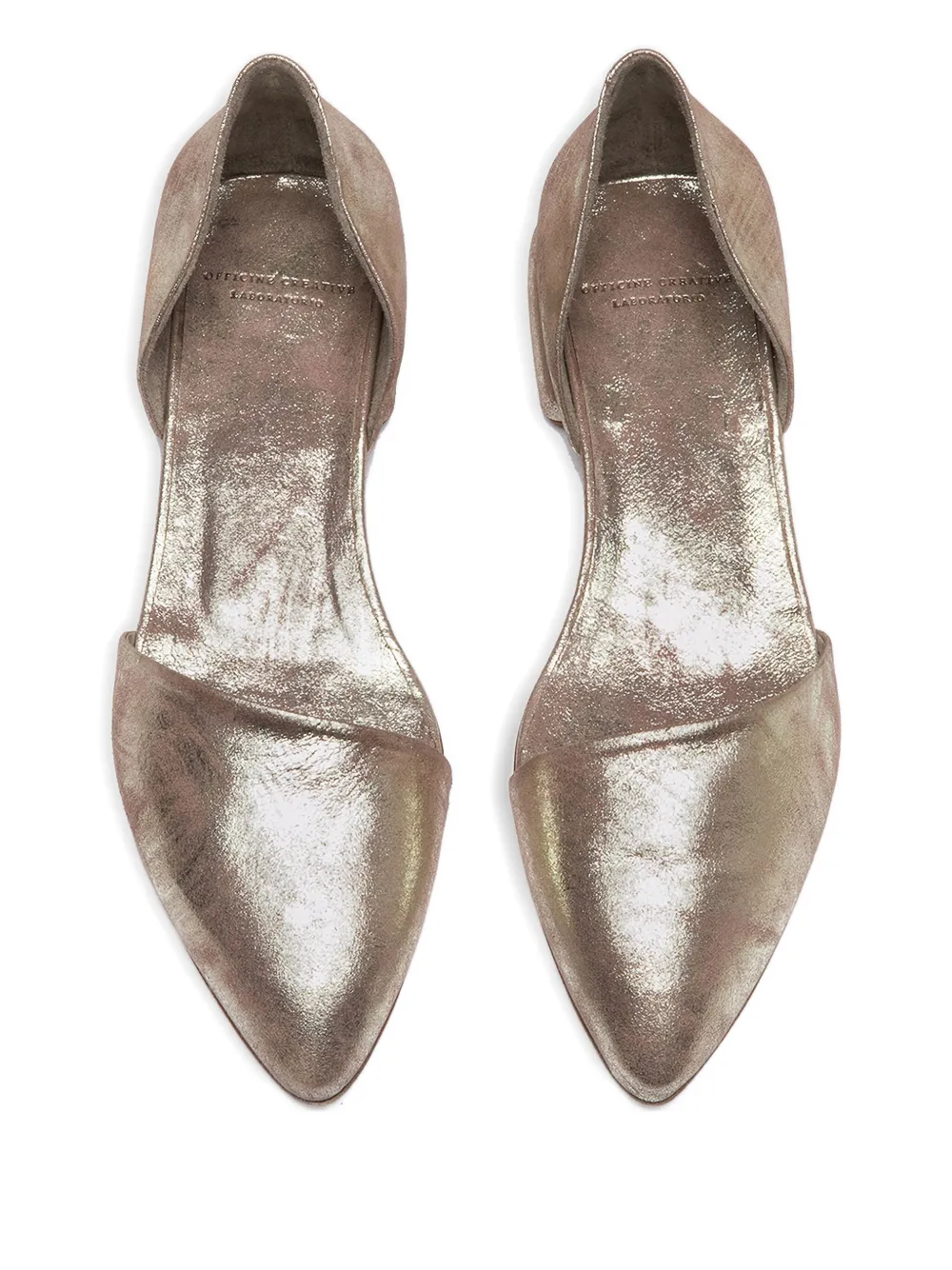 Officine Creative Sue Pointed-toe Flat In Multi