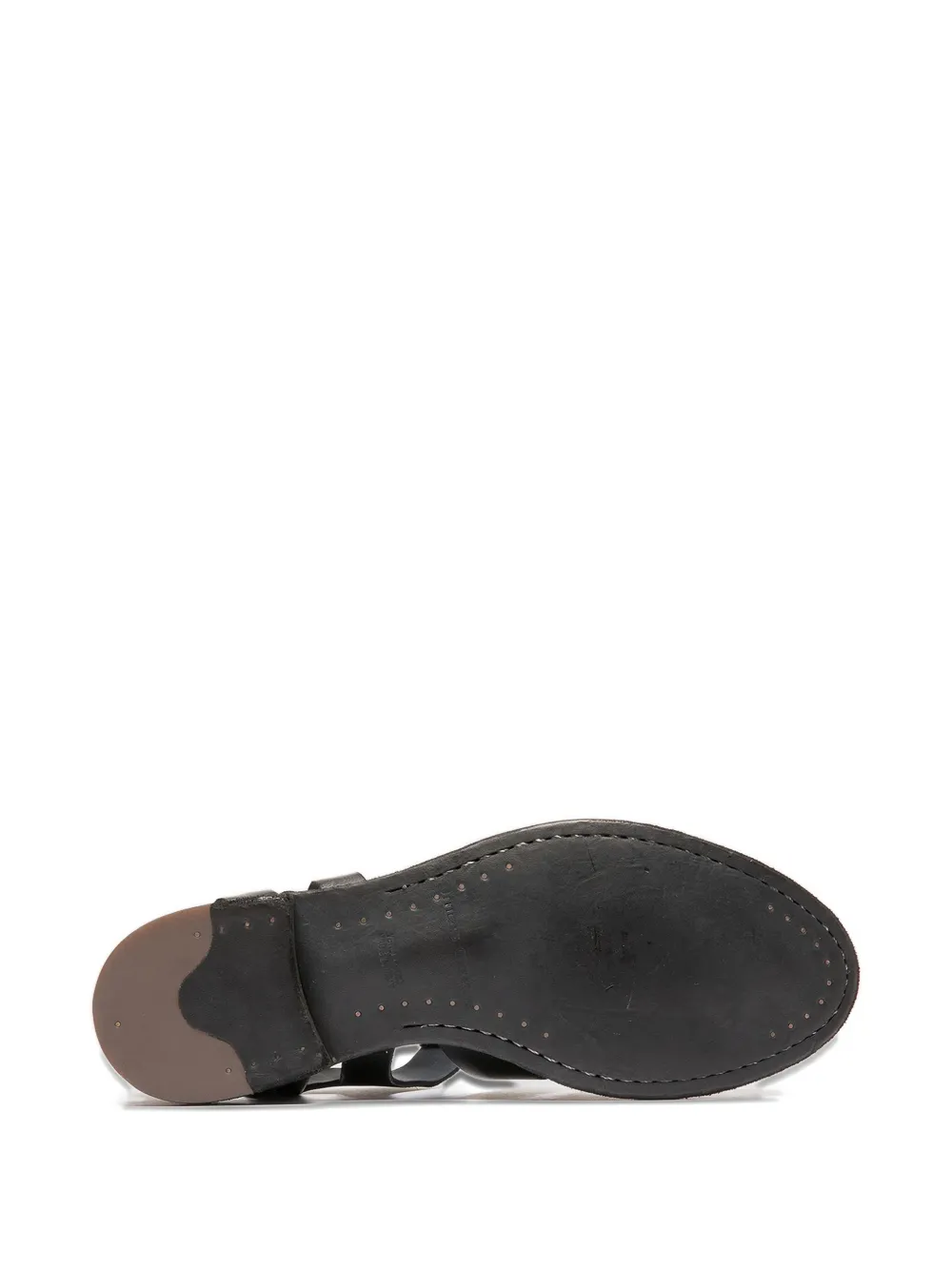 Officine Creative woven buckle sandals Zwart