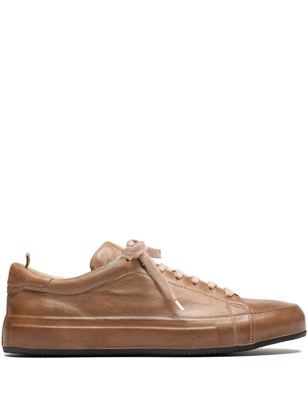 Officine Creative Easy DD 001 Ignis leather sneakers Bruin