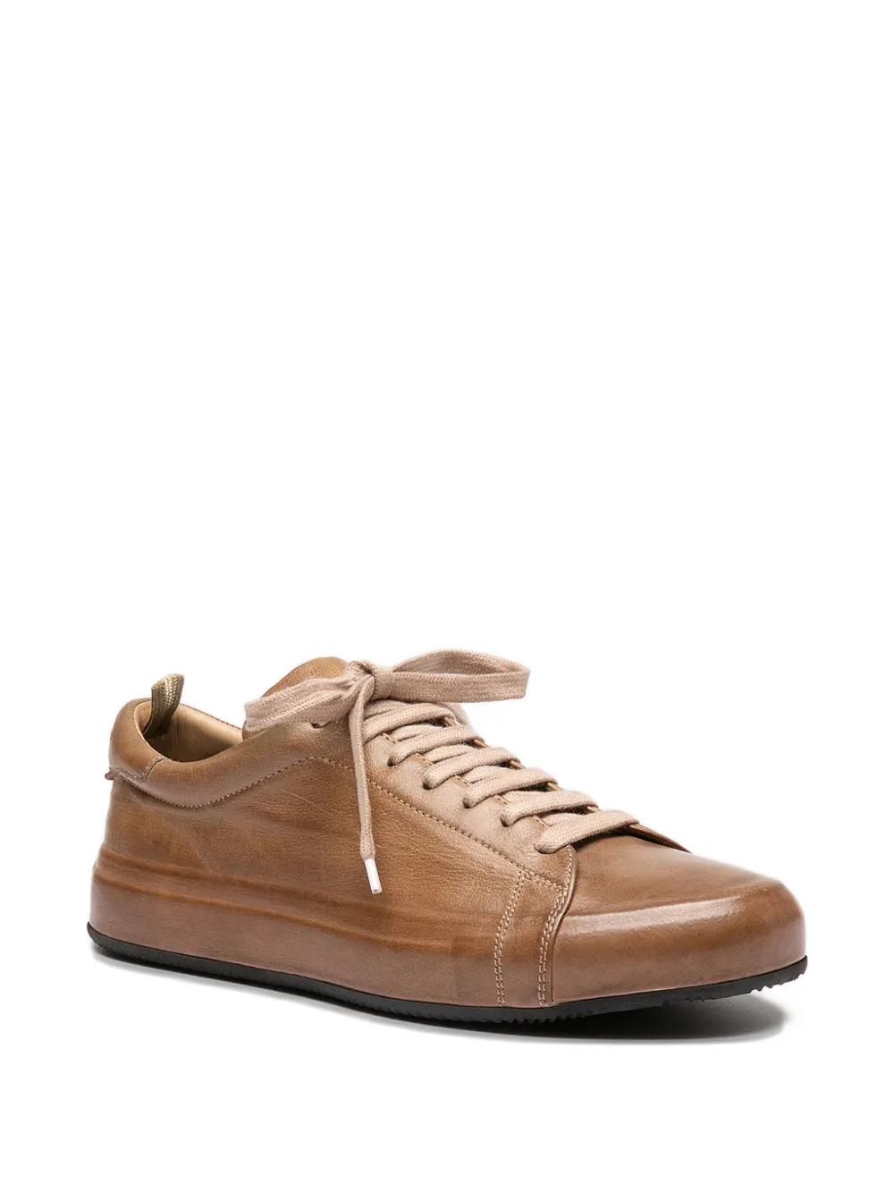 Officine Creative Easy DD 001 Ignis leather sneakers Bruin