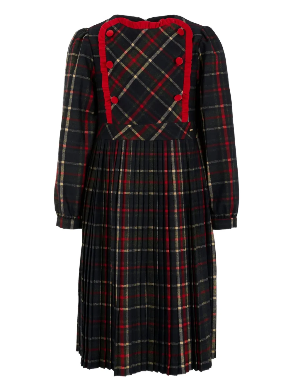 Patachou pleated plaid dress | Blue | Image 1