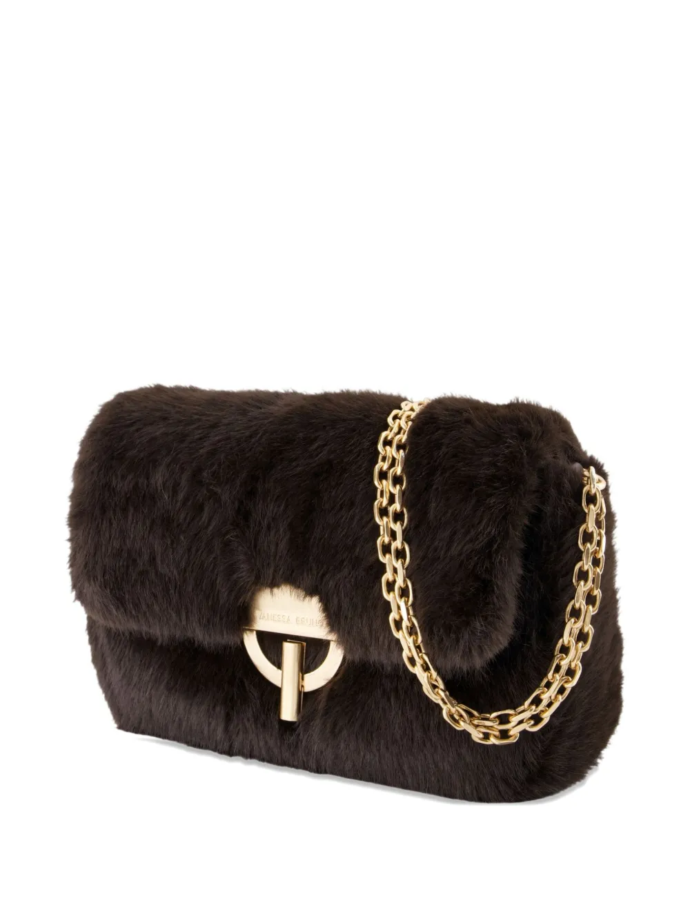 Vanessa Bruno Moon Moyen shoulder bag - Bruin