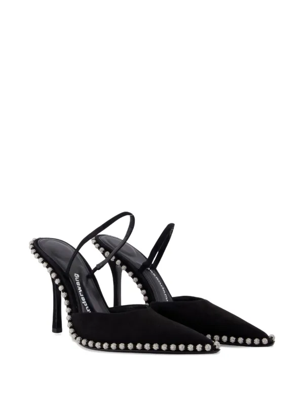 Alexander Wang ブラックハイヒール・パンプス Alexander Wang デコラティブ ヒール パンプス | ブラック | FARFETCH JP