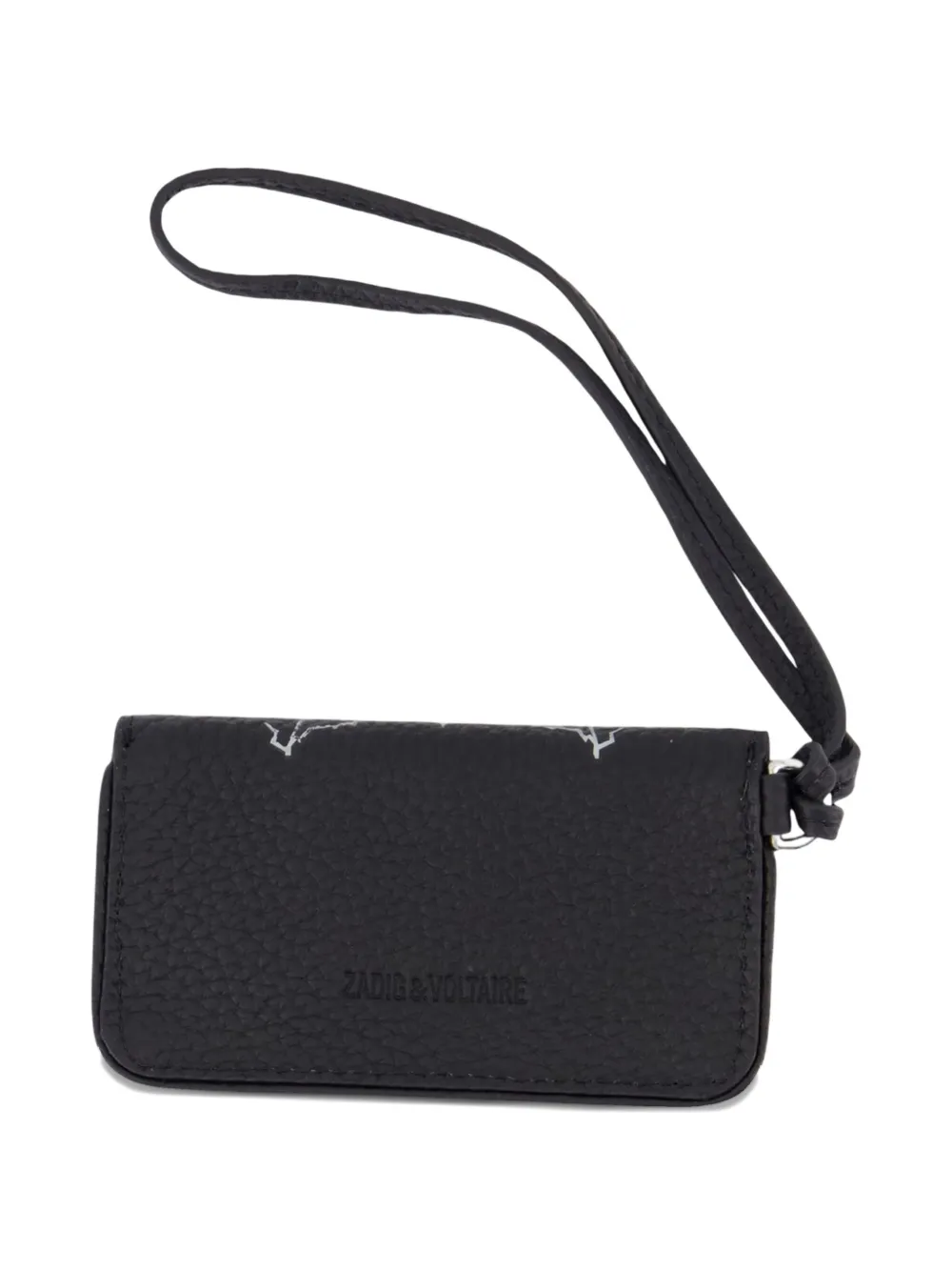 Zadig&Voltaire logo-plaque zip-around wallet - Zwart